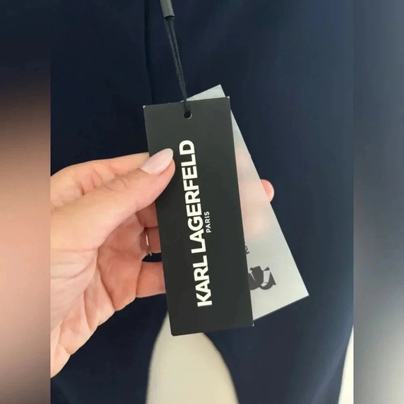 Karl Lagerfeld Navy Dress Pants NWT - Picture 5 of 7